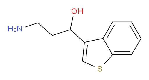 3-amino-1-(1-benzothiophen-3-yl)propan-1-ol