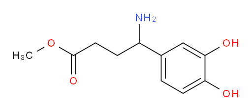 methyl 4-amino-4-(3,4-dihydroxyphenyl)butanoate