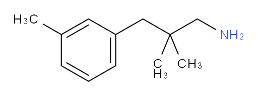 2,2-dimethyl-3-(3-methylphenyl)propan-1-amine