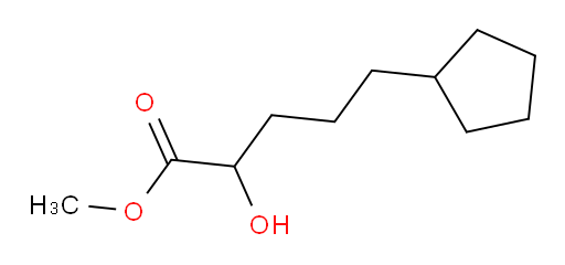 methyl 5-cyclopentyl-2-hydroxypentanoate