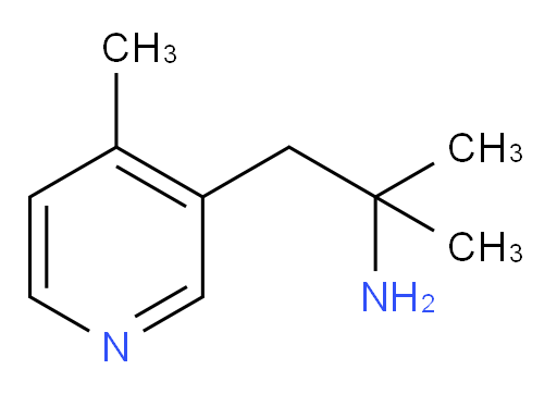 2-methyl-1-(4-methylpyridin-3-yl)propan-2-amine