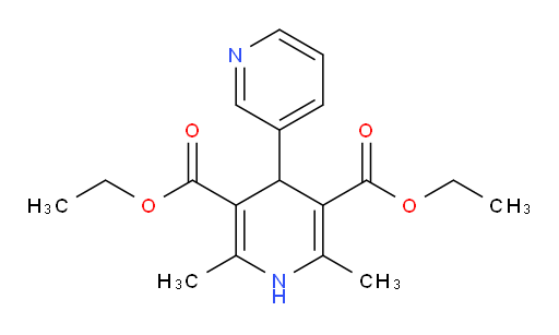 3',5'-diethyl 2',6'-dimethyl-1',4'-dihydro-[3,4'-bipyridine]-3',5'-dicarboxylate