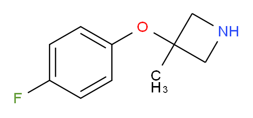 3-(4-fluorophenoxy)-3-methylazetidine