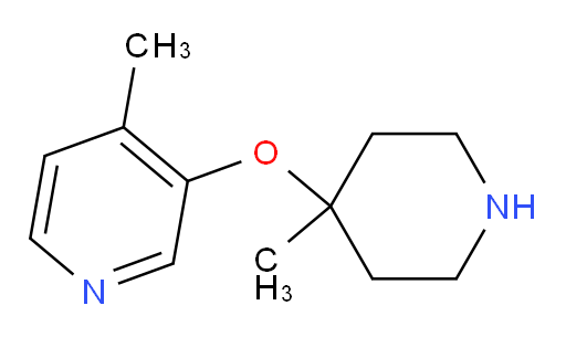 4-methyl-3-[(4-methylpiperidin-4-yl)oxy]pyridine