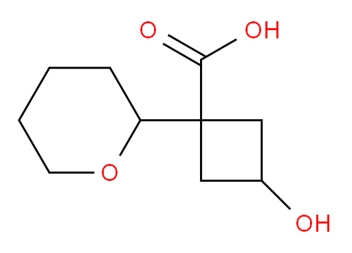 3-hydroxy-1-(oxan-2-yl)cyclobutane-1-carboxylic acid