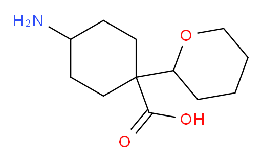 4-amino-1-(oxan-2-yl)cyclohexane-1-carboxylic acid
