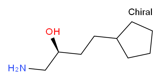 (2S)-1-amino-4-cyclopentylbutan-2-ol