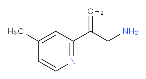2-(4-methylpyridin-2-yl)prop-2-en-1-amine