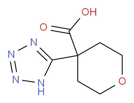 4-(1H-1,2,3,4-tetrazol-5-yl)oxane-4-carboxylic acid