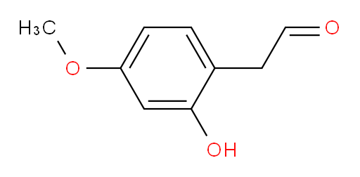2-(2-hydroxy-4-methoxyphenyl)acetaldehyde