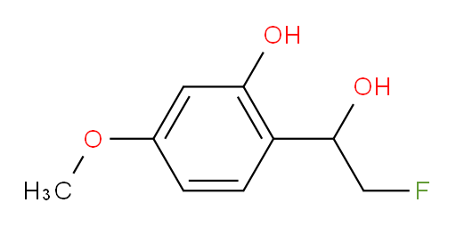 2-(2-fluoro-1-hydroxyethyl)-5-methoxyphenol
