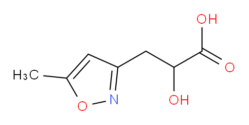 2-hydroxy-3-(5-methyl-1,2-oxazol-3-yl)propanoic acid