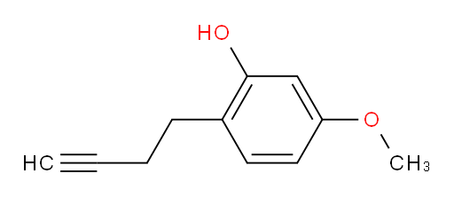 2-(but-3-yn-1-yl)-5-methoxyphenol