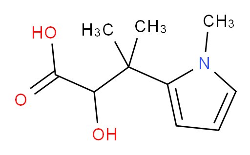 2-hydroxy-3-methyl-3-(1-methyl-1H-pyrrol-2-yl)butanoic acid