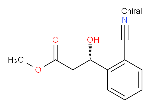 methyl (3S)-3-(2-cyanophenyl)-3-hydroxypropanoate