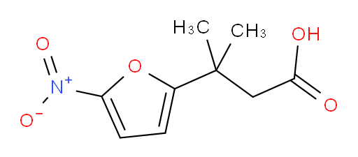 3-methyl-3-(5-nitrofuran-2-yl)butanoic acid