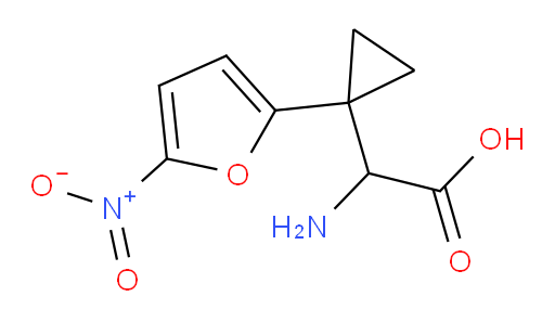 2-amino-2-[1-(5-nitrofuran-2-yl)cyclopropyl]acetic acid