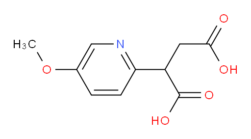 2-(5-methoxypyridin-2-yl)butanedioic acid