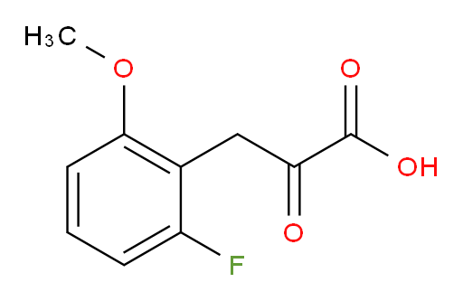 3-(2-fluoro-6-methoxyphenyl)-2-oxopropanoic acid