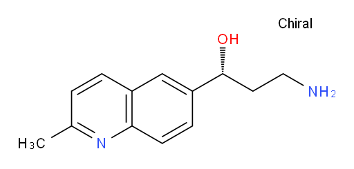 (1R)-3-amino-1-(2-methylquinolin-6-yl)propan-1-ol