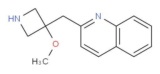 2-[(3-methoxyazetidin-3-yl)methyl]quinoline