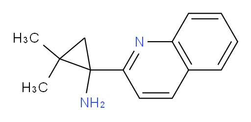 2,2-dimethyl-1-(quinolin-2-yl)cyclopropan-1-amine