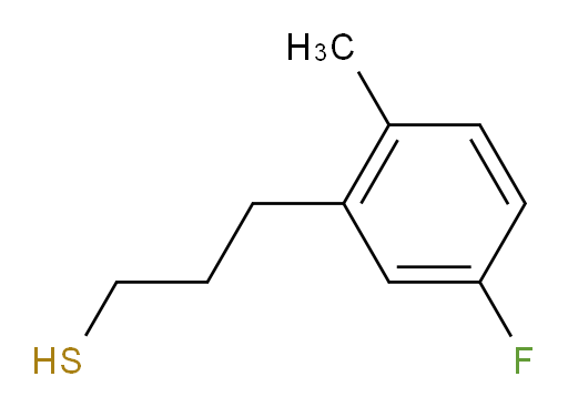 3-(5-fluoro-2-methylphenyl)propane-1-thiol