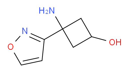 3-amino-3-(1,2-oxazol-3-yl)cyclobutan-1-ol