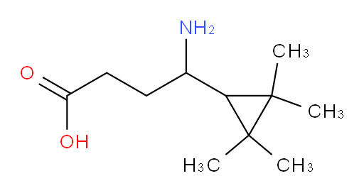 4-amino-4-(2,2,3,3-tetramethylcyclopropyl)butanoic acid