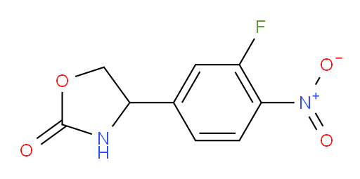 4-(3-fluoro-4-nitrophenyl)-1,3-oxazolidin-2-one