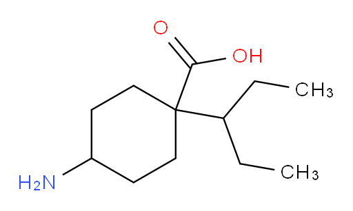 4-amino-1-(pentan-3-yl)cyclohexane-1-carboxylic acid