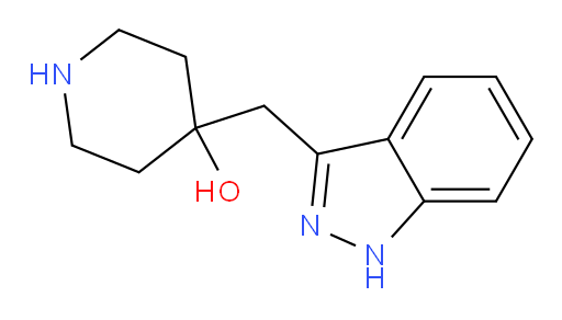 4-[(1H-indazol-3-yl)methyl]piperidin-4-ol