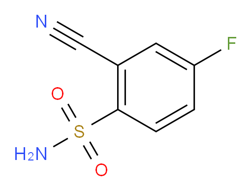 2-cyano-4-fluorobenzene-1-sulfonamide