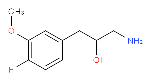 1-amino-3-(4-fluoro-3-methoxyphenyl)propan-2-ol