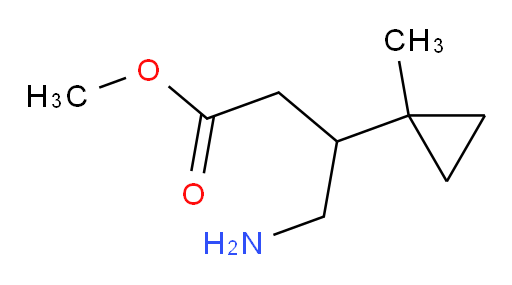 methyl 4-amino-3-(1-methylcyclopropyl)butanoate