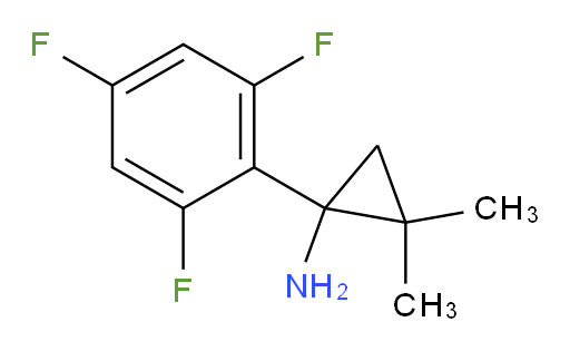 2,2-dimethyl-1-(2,4,6-trifluorophenyl)cyclopropan-1-amine