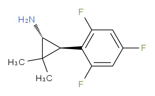 rac-(1R,3R)-2,2-dimethyl-3-(2,4,6-trifluorophenyl)cyclopropan-1-amine