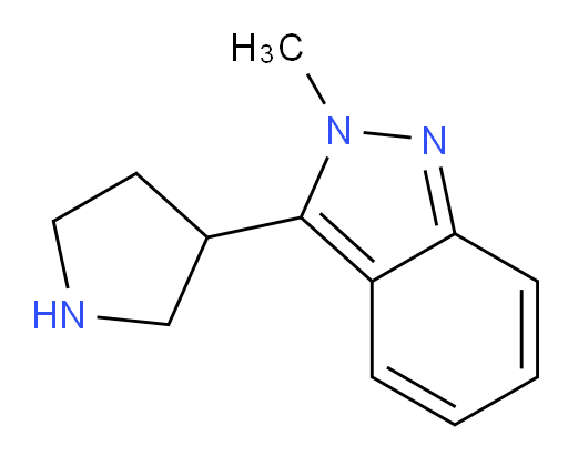 2-methyl-3-(pyrrolidin-3-yl)-2H-indazole
