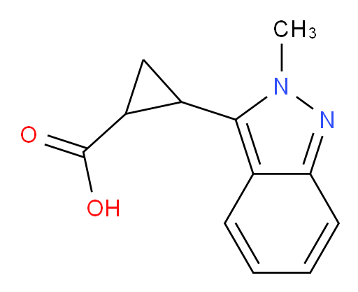 2-(2-methyl-2H-indazol-3-yl)cyclopropane-1-carboxylic acid