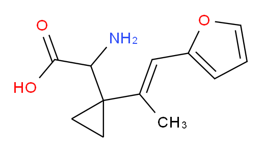 2-amino-2-{1-[1-(furan-2-yl)prop-1-en-2-yl]cyclopropyl}acetic acid