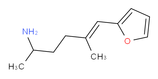 6-(furan-2-yl)-5-methylhex-5-en-2-amine