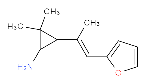 3-[1-(furan-2-yl)prop-1-en-2-yl]-2,2-dimethylcyclopropan-1-amine