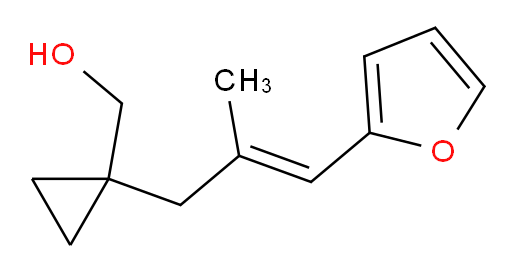 {1-[3-(furan-2-yl)-2-methylprop-2-en-1-yl]cyclopropyl}methanol