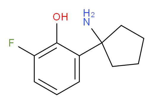 2-(1-aminocyclopentyl)-6-fluorophenol