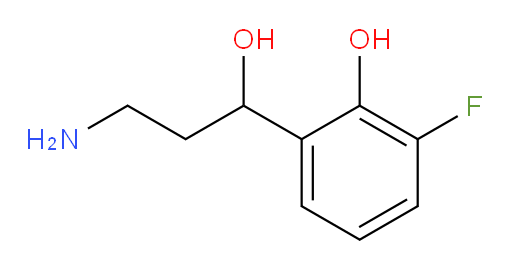 2-(3-amino-1-hydroxypropyl)-6-fluorophenol