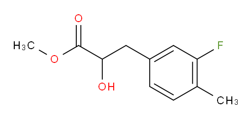 methyl 3-(3-fluoro-4-methylphenyl)-2-hydroxypropanoate