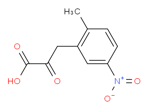 3-(2-methyl-5-nitrophenyl)-2-oxopropanoic acid