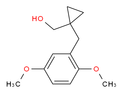 {1-[(2,5-dimethoxyphenyl)methyl]cyclopropyl}methanol