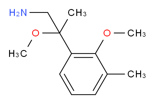 2-methoxy-2-(2-methoxy-3-methylphenyl)propan-1-amine