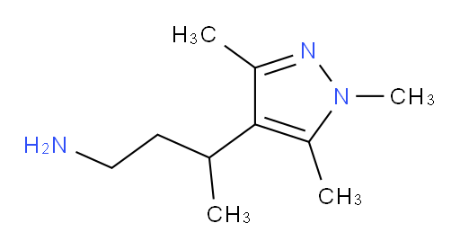 3-(trimethyl-1H-pyrazol-4-yl)butan-1-amine